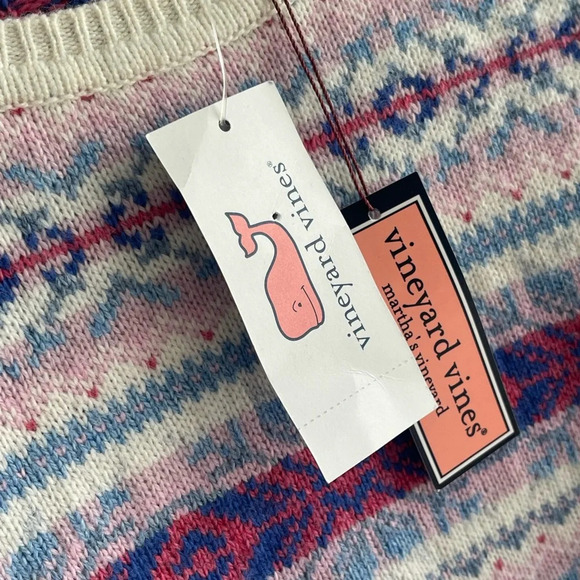 Vineyard Vines | Fair Isle Sweater Alpaca Merino Wool Size Large - Picture 3 of 8